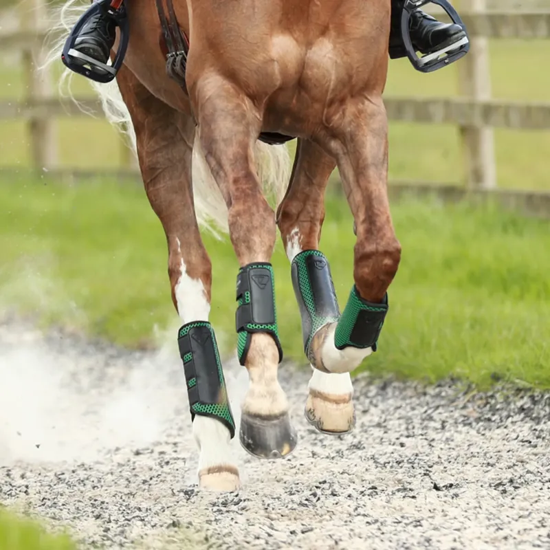 Equilibrium Tri-Zone Impact Sports Hind Boots - Hunter Green-1