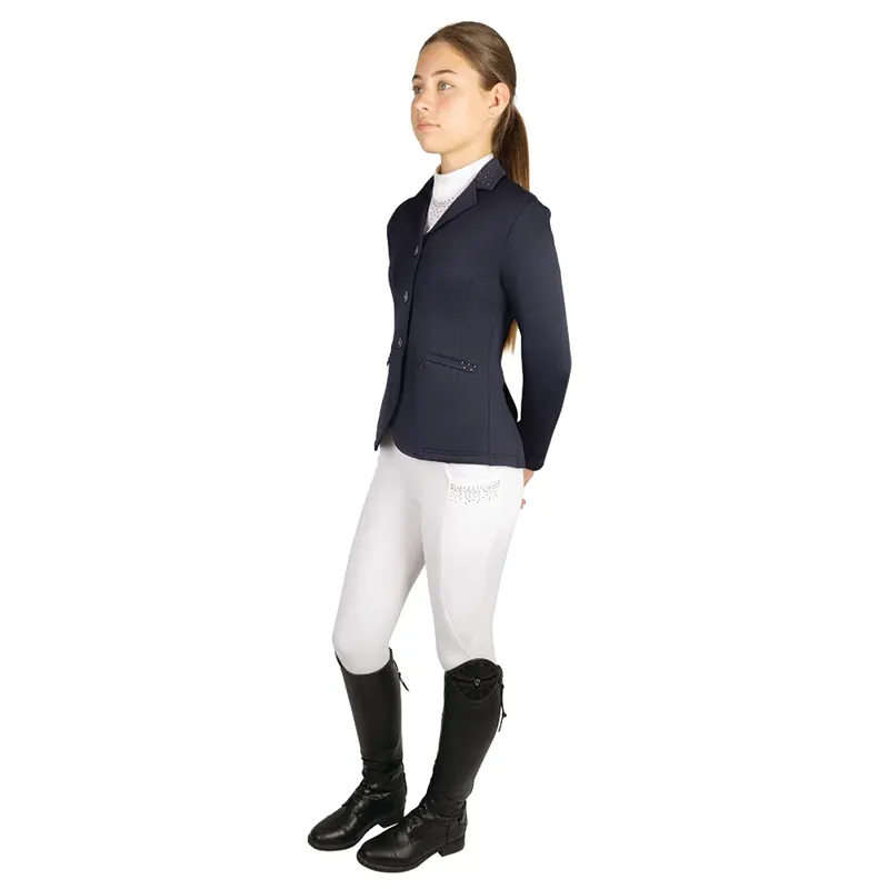 Hy Equestrian Children's Roka Regal Show Jacket - Navy-1