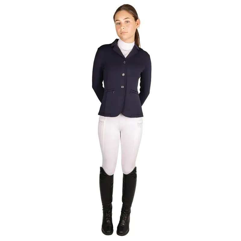 Hy Equestrian Children's Roka Regal Show Jacket - Navy-2
