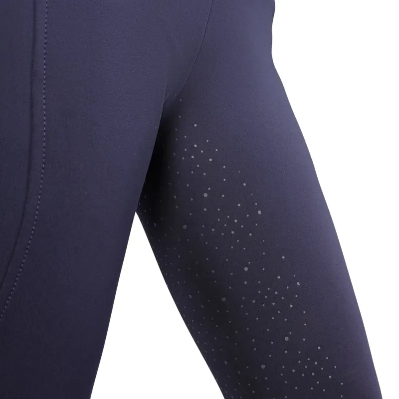 Hy Equestrian Roka Regal Ladies Riding Tights - Navy-3