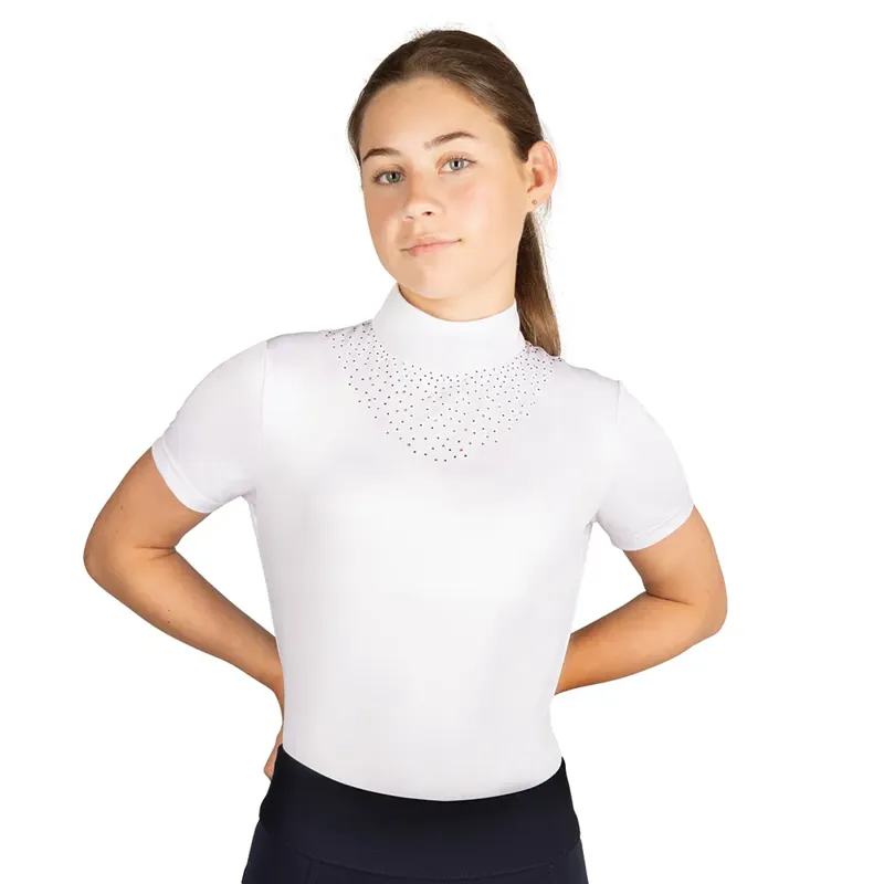 Hy Equestrian Children's Roka Regal Show Shirt - White