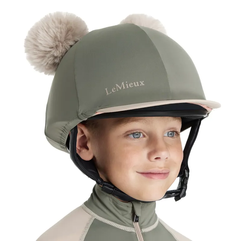 Lemieux Mini Double Pom Hat Silk - Rosemary