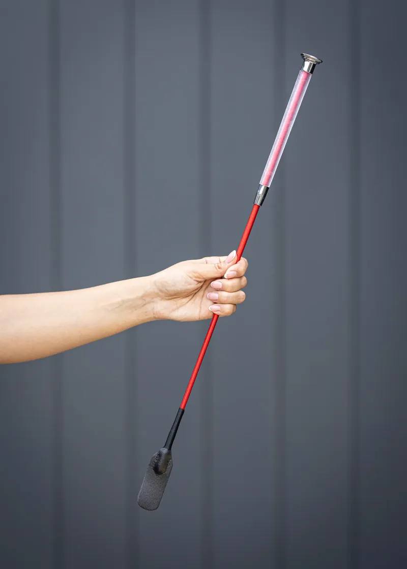 Woof Wear Gel Fusion Riding Whip - Royal Red 60cm-1
