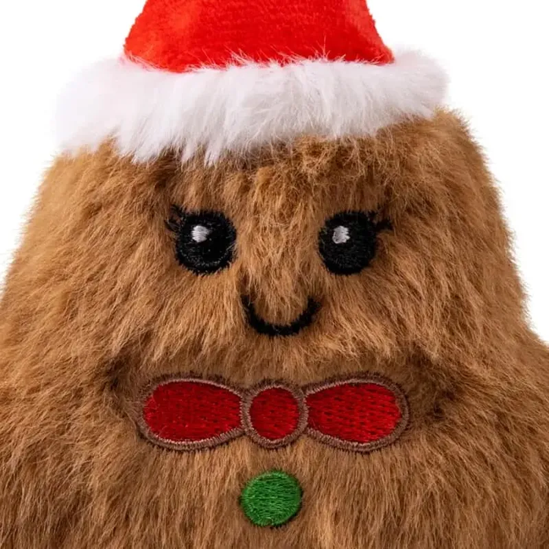 KONG Holiday Snuzzles Gingerbread Mini dog toy-2