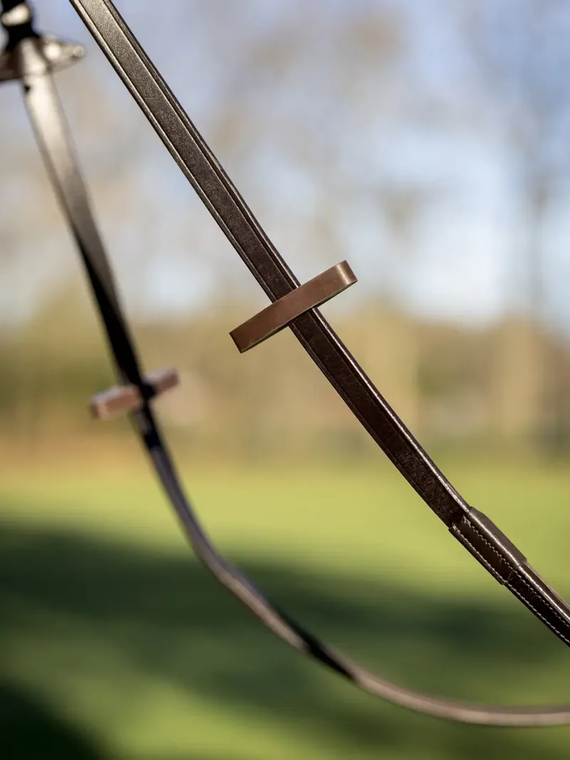 LeMieux Rubber Rein Stoppers - Brown-1