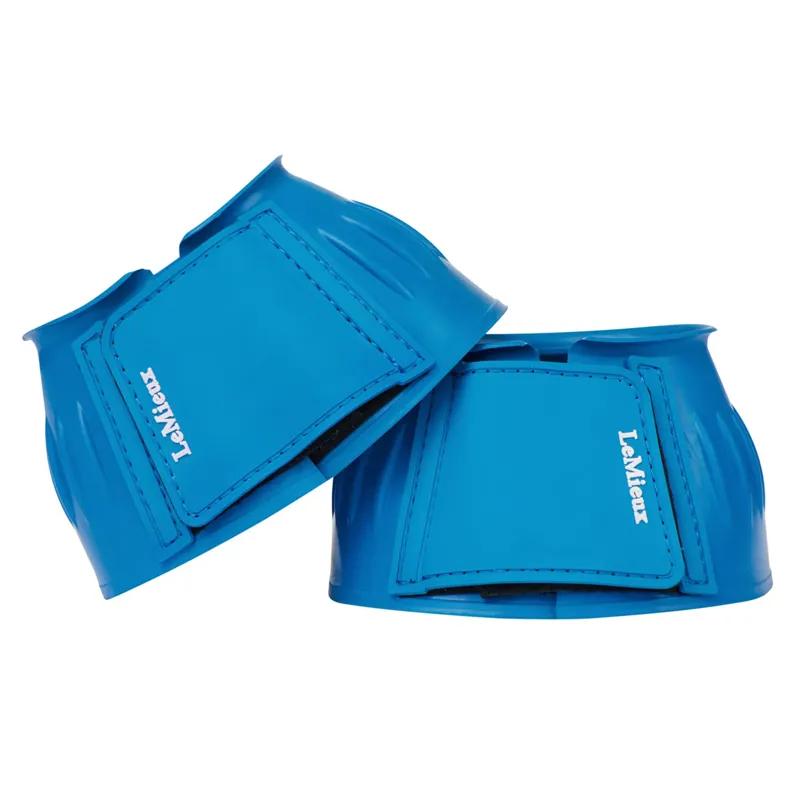 LeMieux Rubber Bell Boots - Benetton Blue