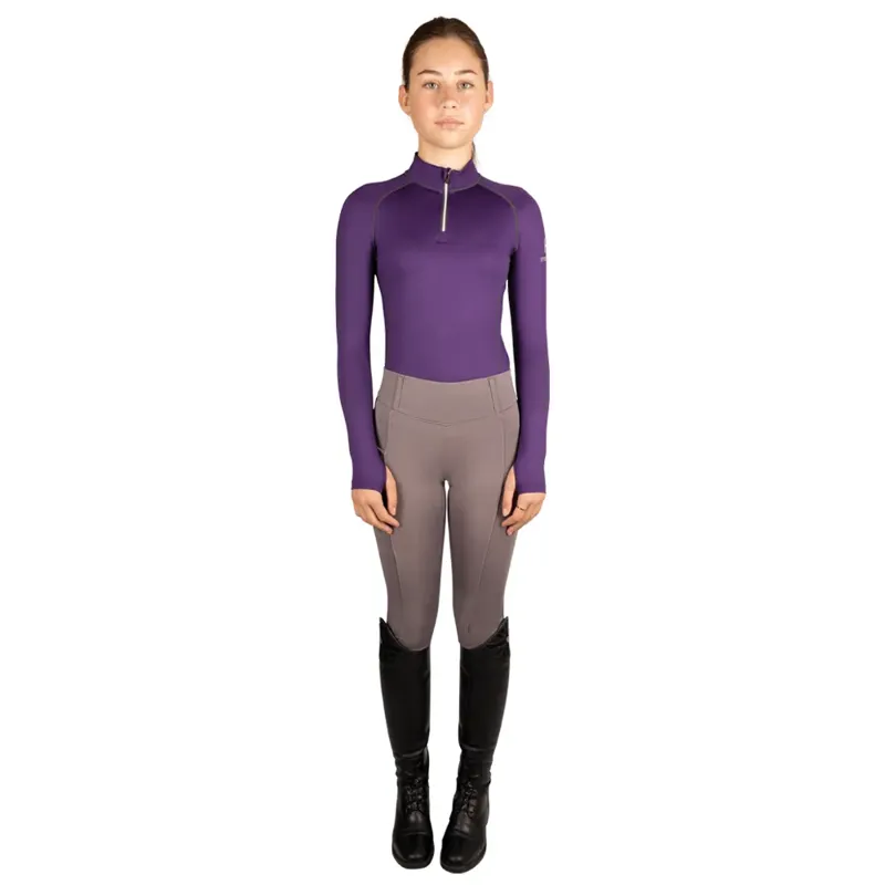 Hy Sport Active Children's Base Layer - Royal Violet-1