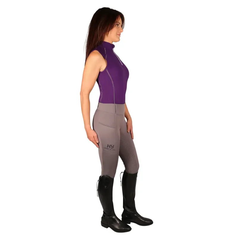 Hy Sport Active Ladies Sleeveless Top - Royal Violet-2