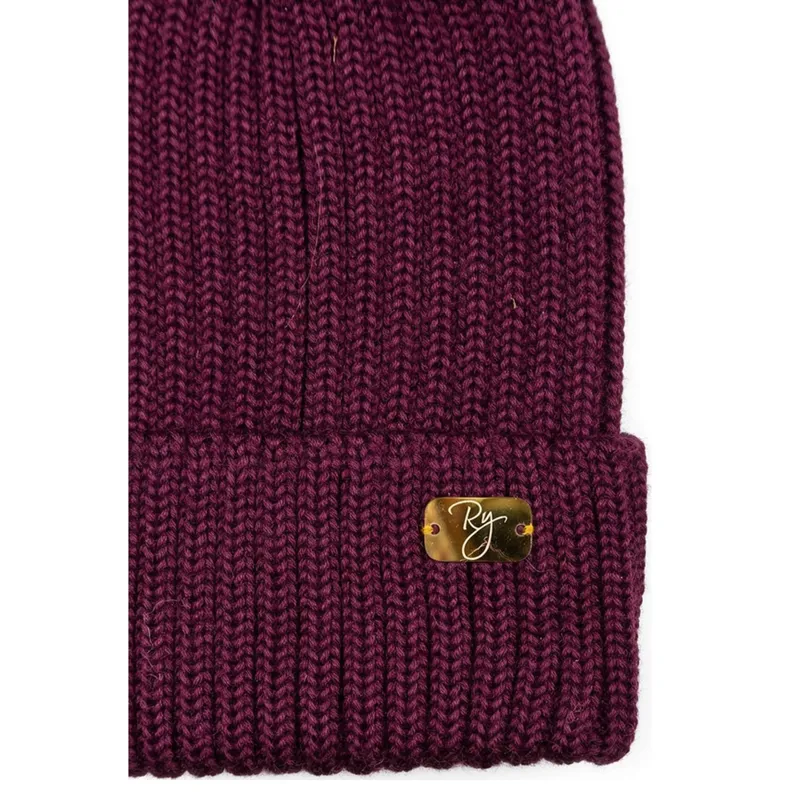 Rydale Ladies Bella Pom Pom Hat - Berry-1