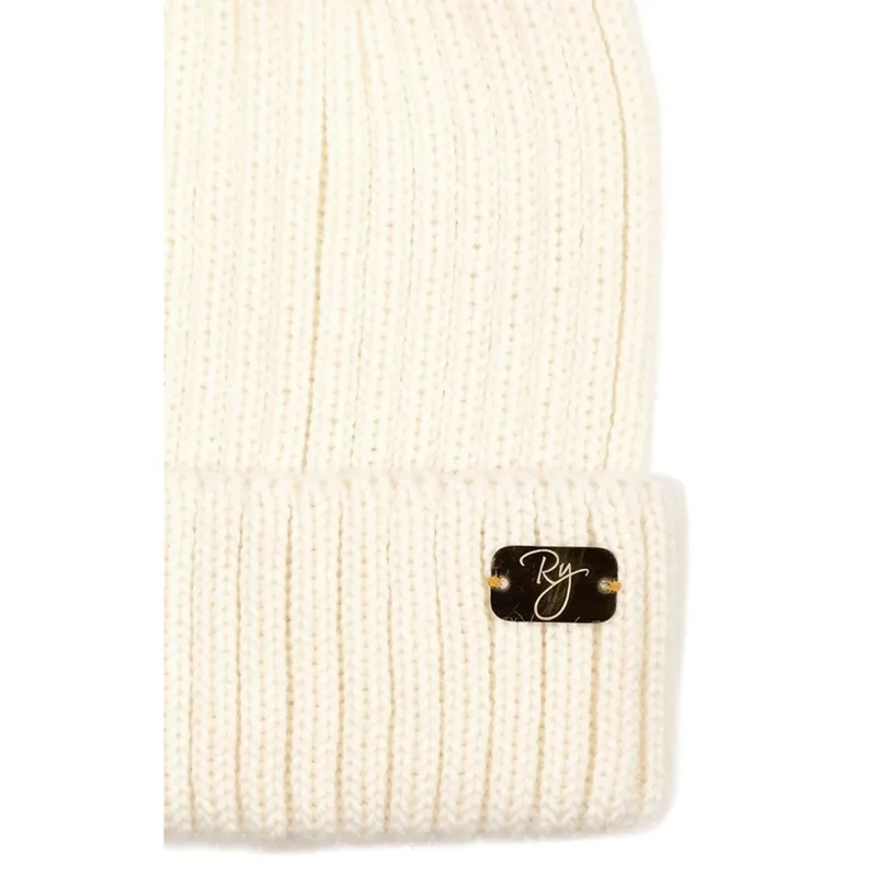 Rydale Ladies Bella Pom Pom Hat - Cream-1