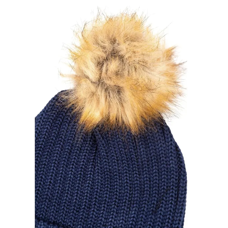 Rydale Ladies Bella Pom Pom Hat - Navy/Natural-2