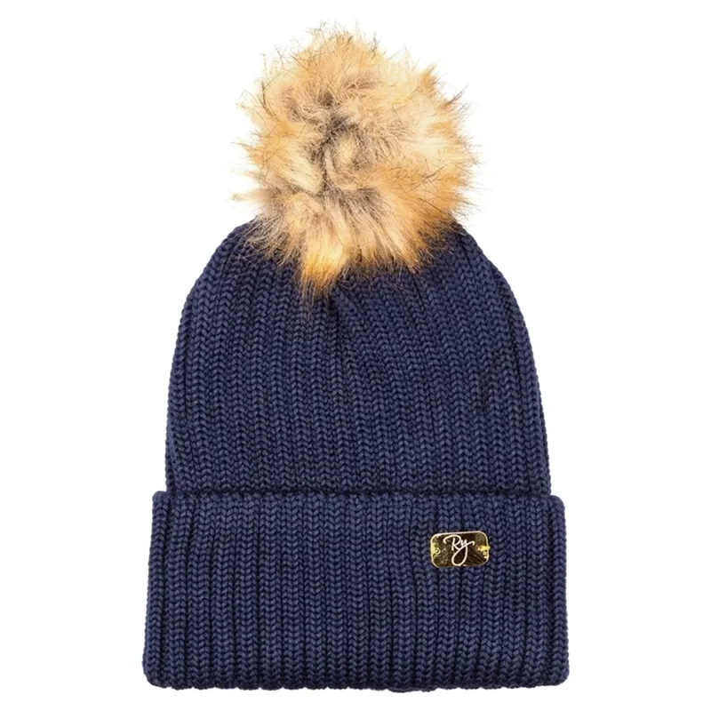 Rydale Ladies Bella Pom Pom Hat - Navy/Natural