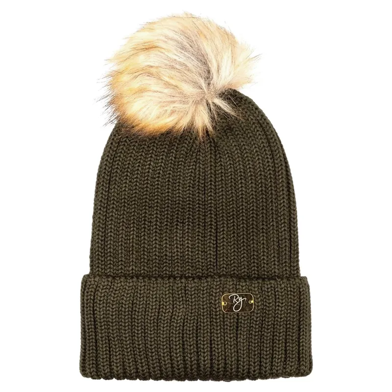 Rydale Ladies Bella Pom Pom Hat - Olive/Natural