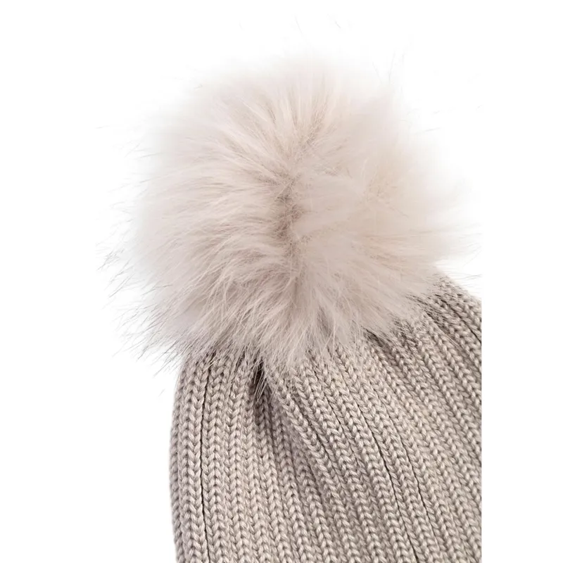 Rydale Ladies Bella Pom Pom Hat - Silver-2