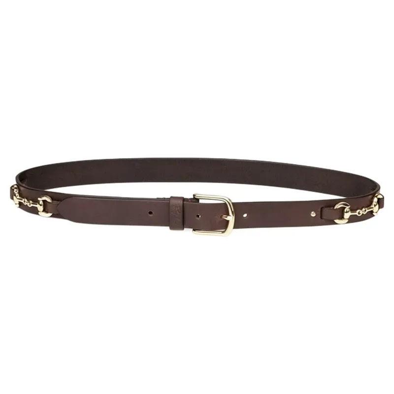Rydale Ladies Lucinda Leather Snaffle Belt - Brown