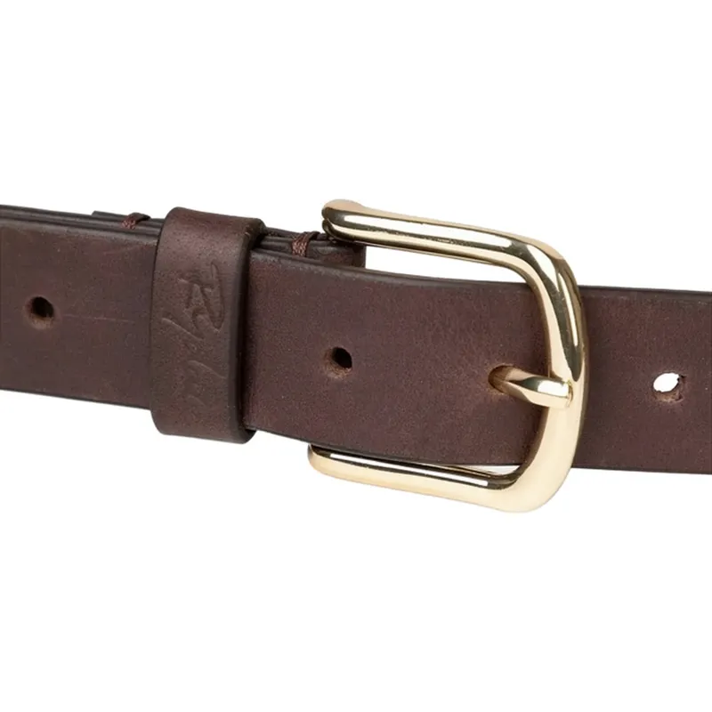 Rydale Ladies Lucinda Leather Snaffle Belt - Brown-2