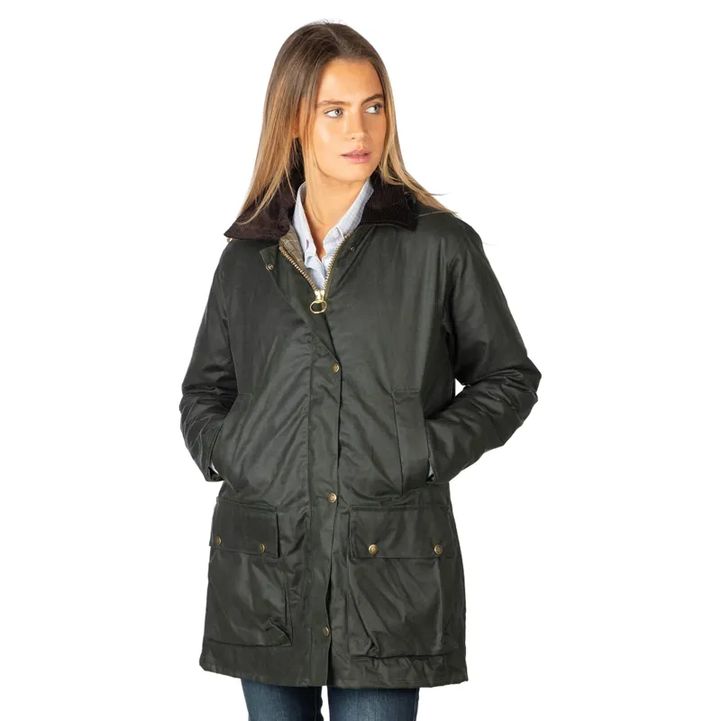 Rydale Ladies Thirsk Wax Jacket - Olive
