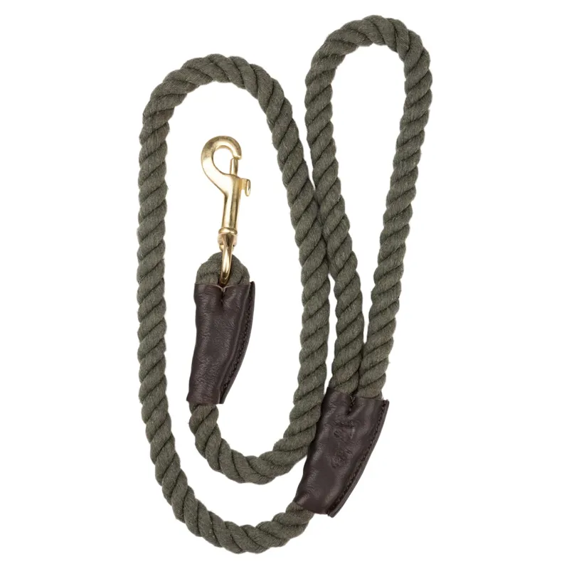 Rydale Rope Yapham Dog Lead - Olive