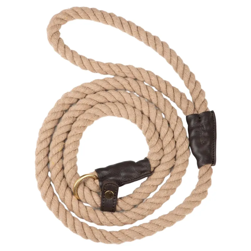 Rydale Rope Yapham Slip Lead - Beige