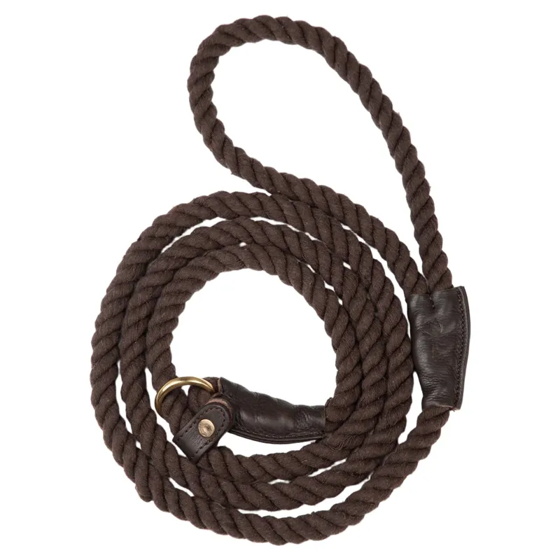 Rydale Rope Yapham Slip Lead - Brown