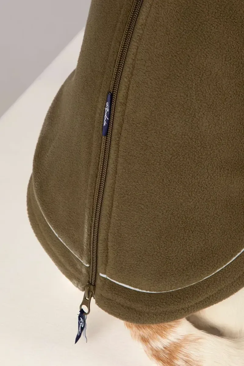 Rydale Yapham Fleece Dog Jumper - Olive-2