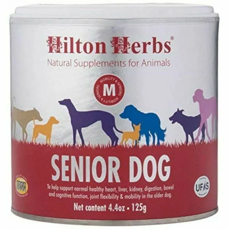 Hilton Herbs Canine Senior Dog 125g Tub-1
