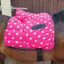 Supreme Products Ride On Dotty Fleece Saddle Cover - Paradise Pink