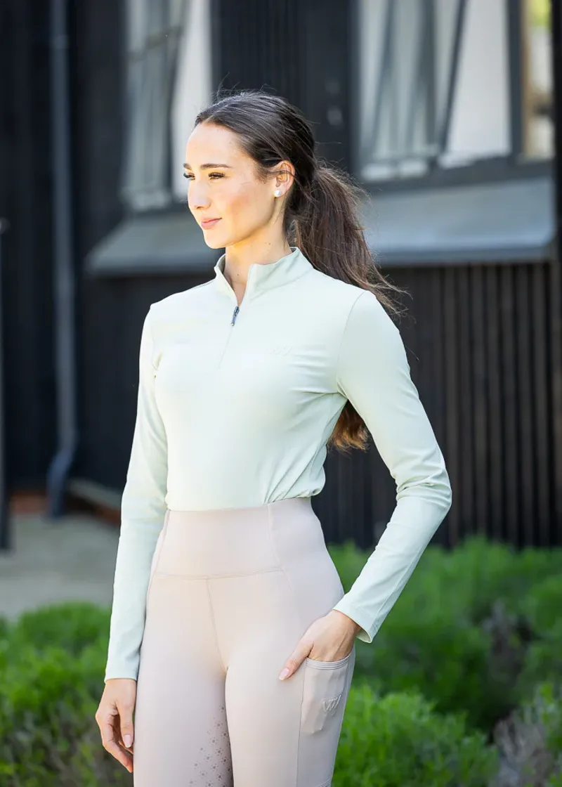 Woof Wear Women's Long Sleeve Tech Base Layer - Sage-3