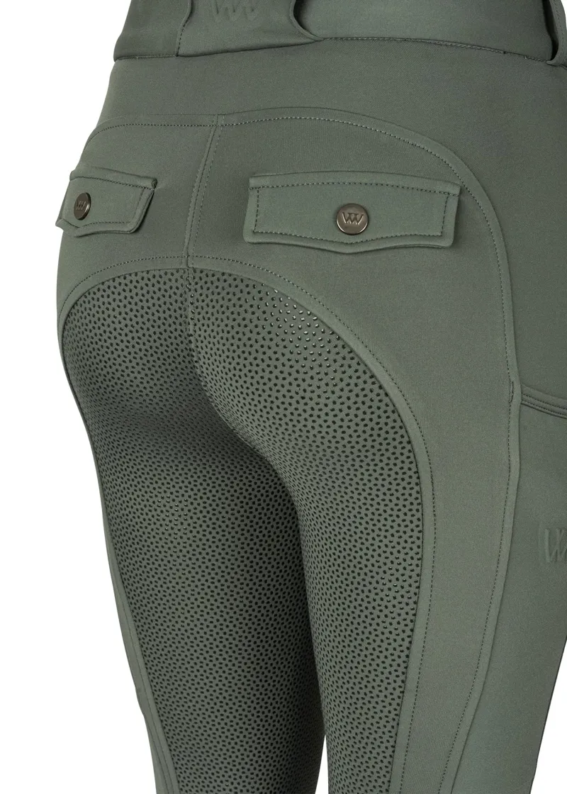 Woof Wear Women's Hybrid II Riding Breeches - Sage-2