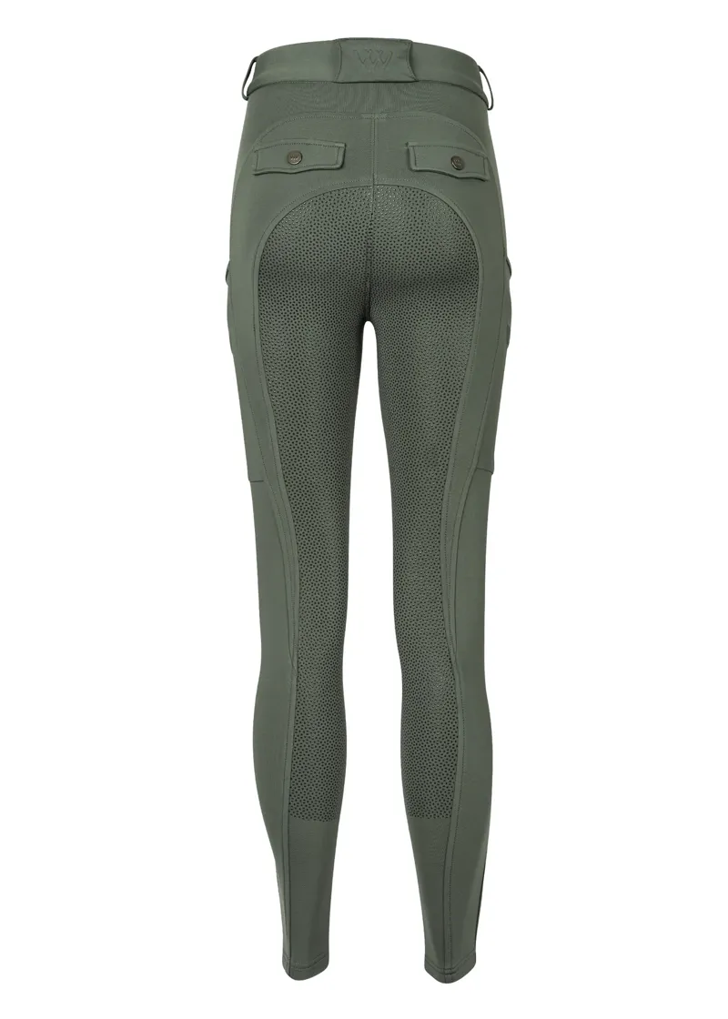 Woof Wear Women's Hybrid II Riding Breeches - Sage-1