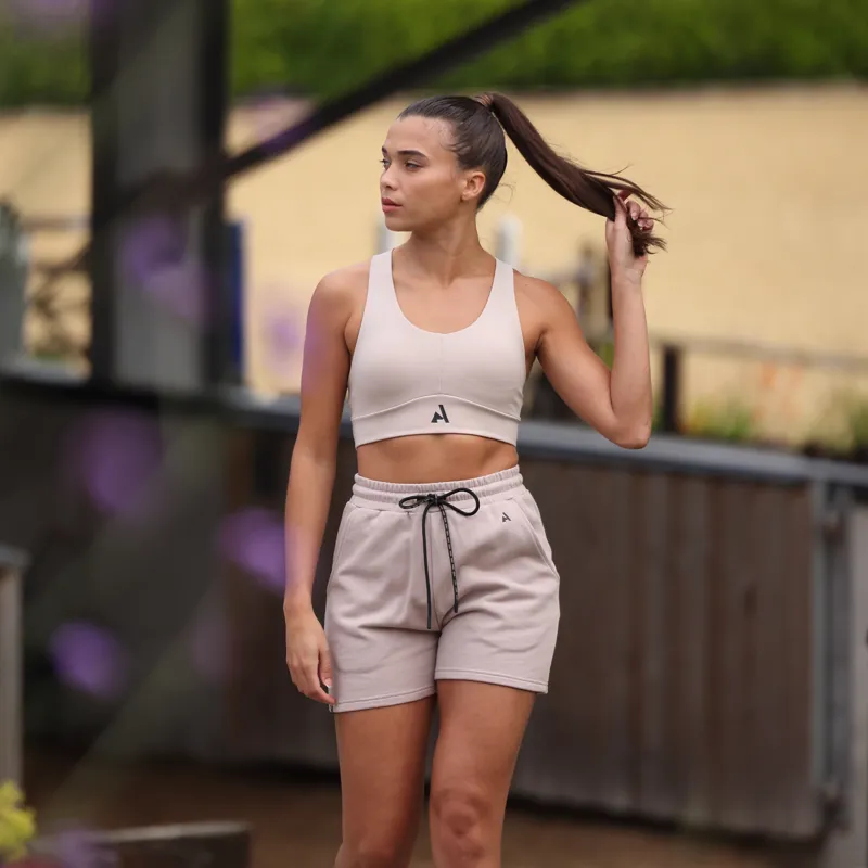 Shires Aubrion React Ladies Sweat Shorts - Sand-4