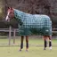Saxon Defiant 1200D 300g Turnout Rug Combo Neck - Hunter Green/Plaid