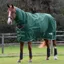 Saxon Defiant 1200D 300g Turnout Rug Combo Neck- Hunter Green/White
