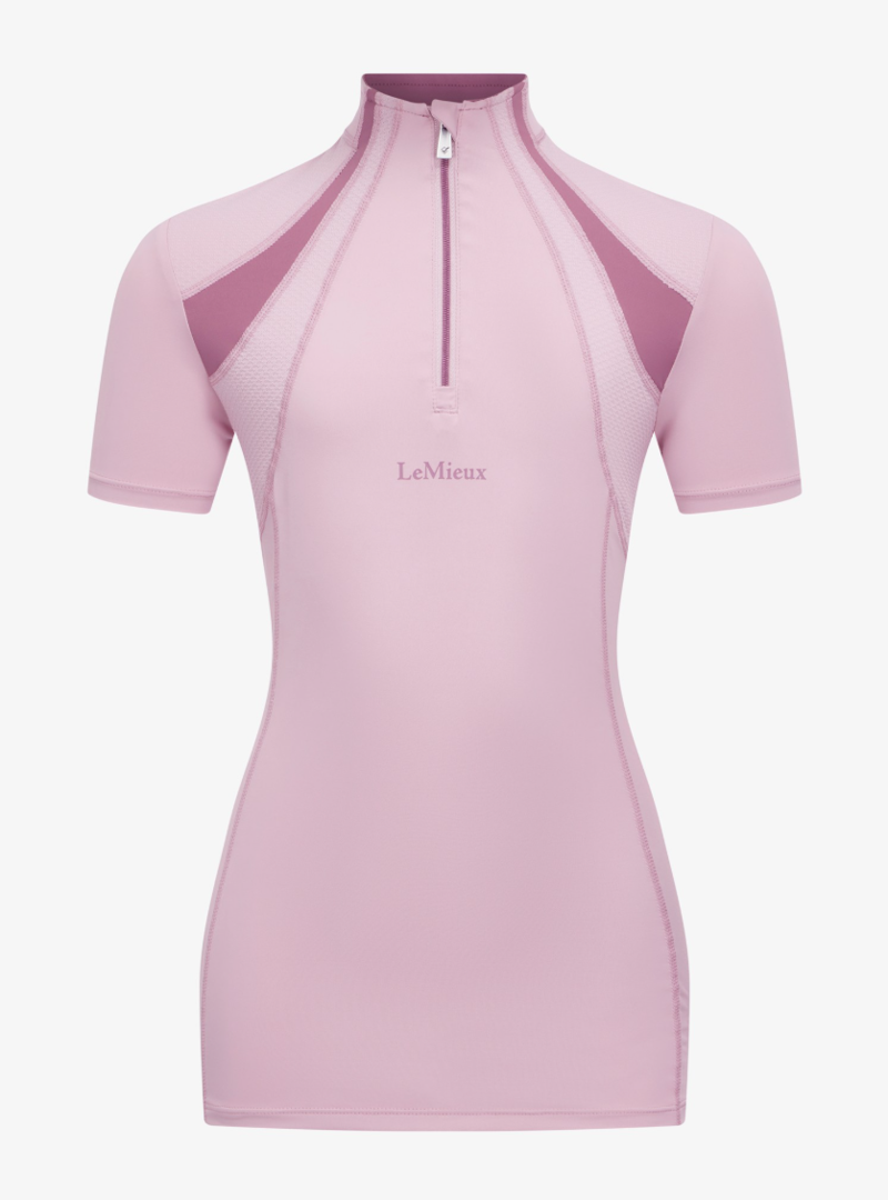 LeMieux Young Rider Mia Mesh Base Layer - Fondant-1