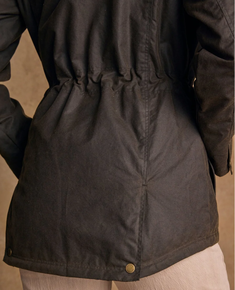 Jack Murphy Sally Women's Wax Jacket - Olive-6