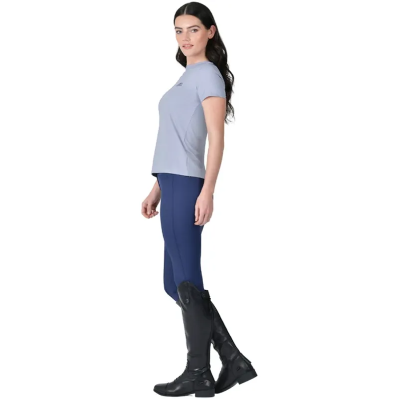 WeatherBeeta Ladies Relaxed UV Short Sleeve - Tee Blue Stone-1