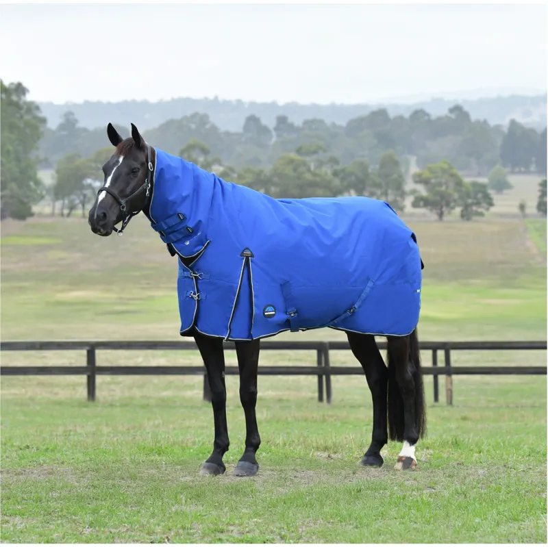 WeatherBeeta ComFiTec Essential 220g Turnout Combo Rug -  Cobalt/Black 