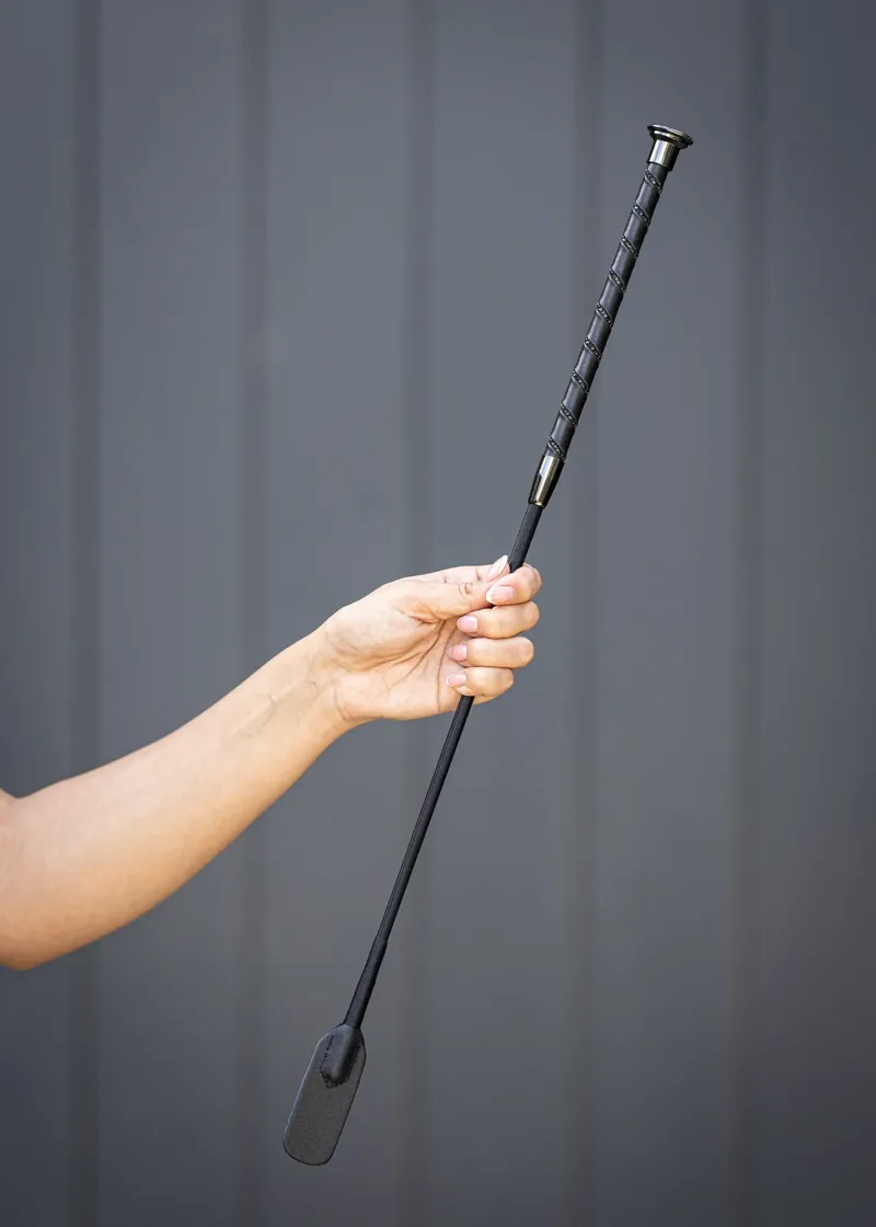 Woof Wear Stealth Riding Whip - Black 60cm