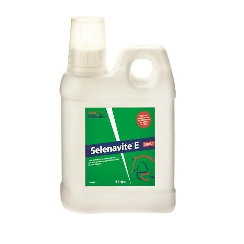 Equine Products Selenavite E All Around Feed Liquid Supplement - 1L-1