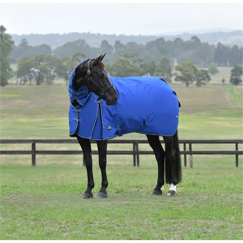 WeatherBeeta ComFiTec Essential 220g Turnout Combo Rug -  Cobalt/Black -1