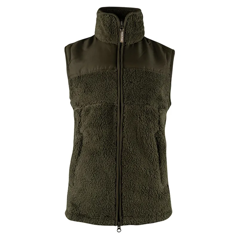 Jack Pyke Sherpa Fleece Gilet - Dark Olive