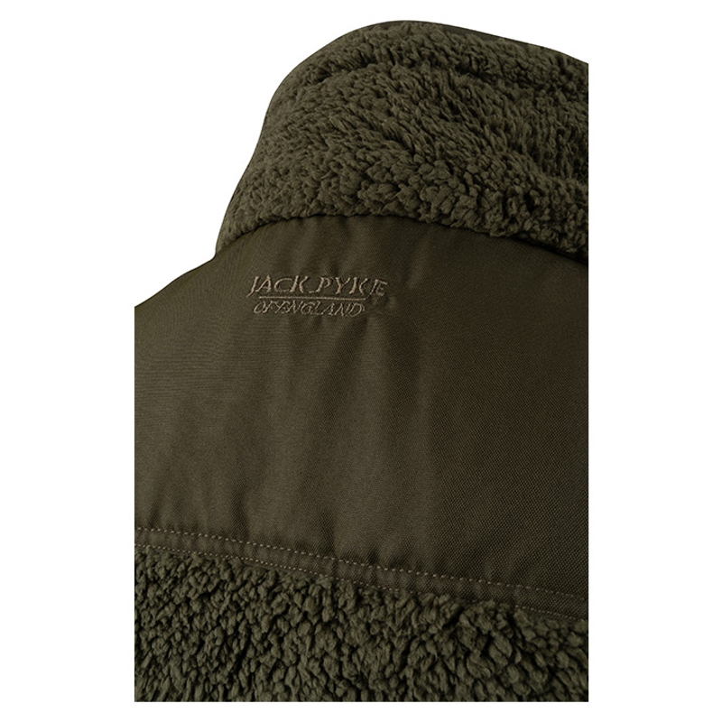 Jack Pyke Sherpa Fleece Gilet - Dark Olive-4