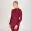 Shires Aubrion Equestrian Winter Long Sleeve Base Layer Young Rider - Port