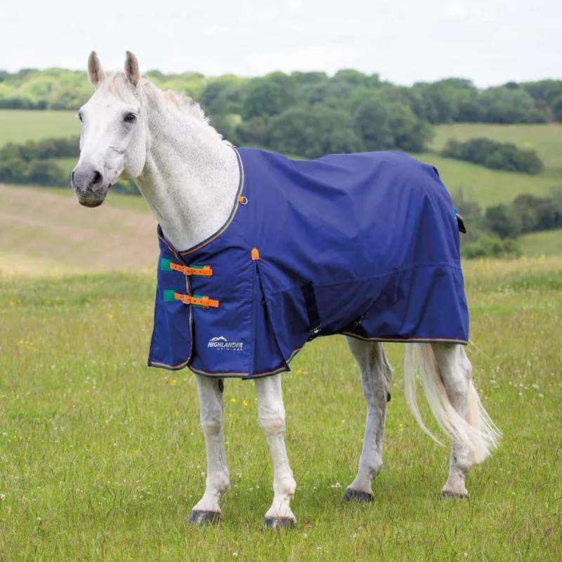 Shires Highlander Original 100g Turnout Rug - Navy