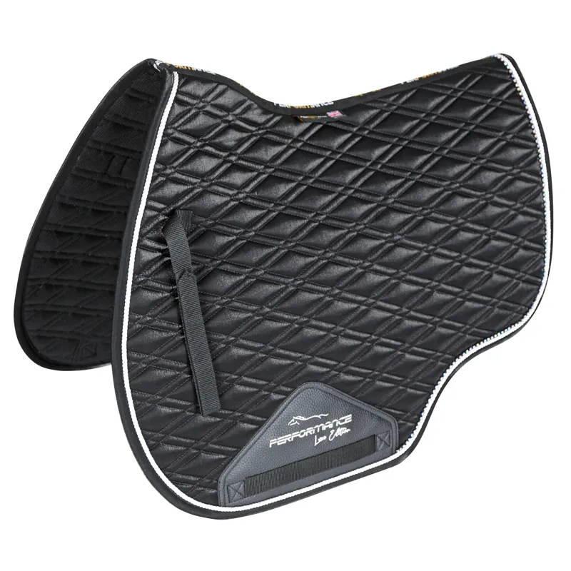 Shires Performance Euro Cut Luxe Saddlecloth - Black