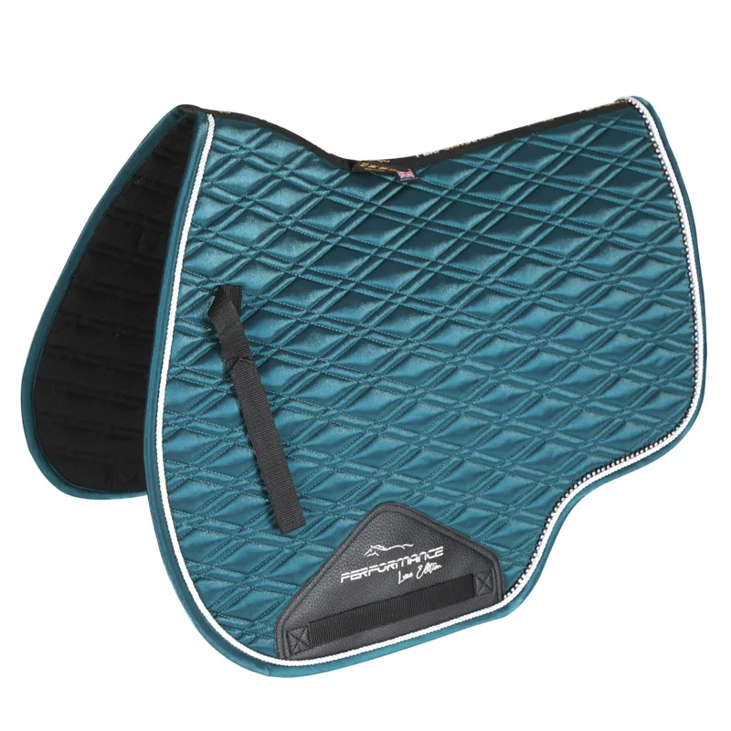 Shires Performance Euro Cut Luxe Saddlecloth - Emerald