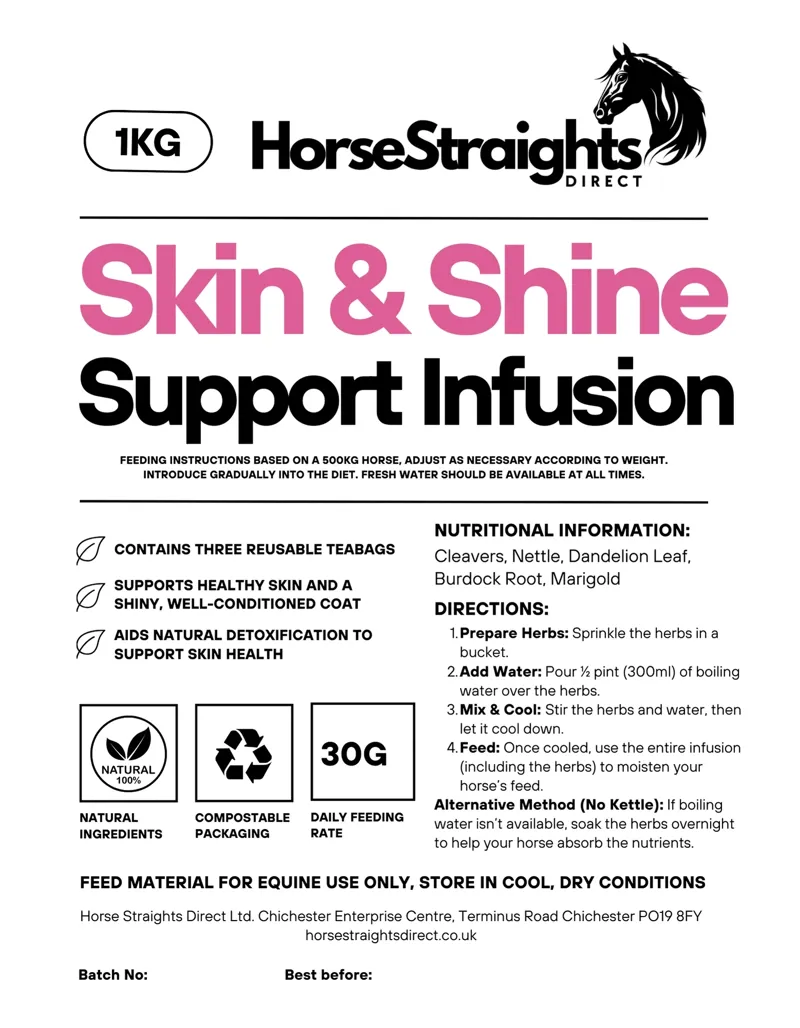 Horse Straights Direct Skin + Shine Infusion - 1 kg-2