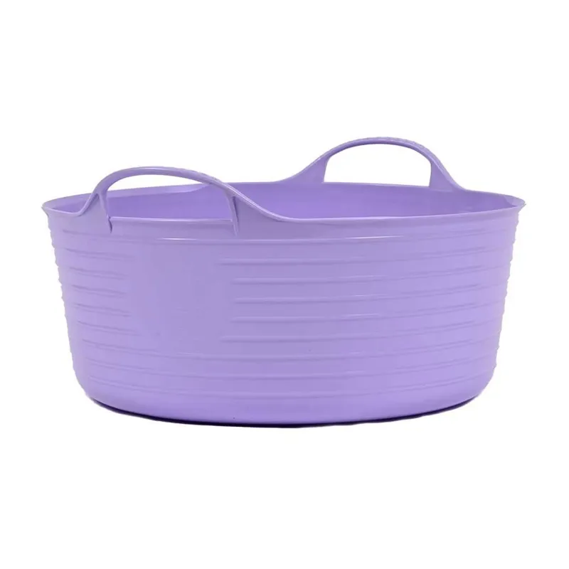 Red Gorilla Tubtrug Flexible Small Shallow 15L Bucket - Soft Purple
