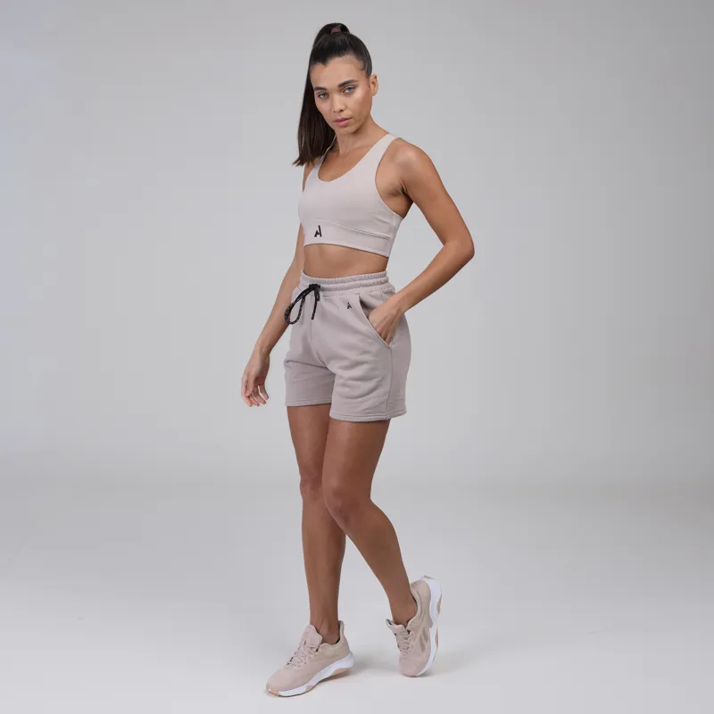 Shires Aubrion React Ladies Sweat Shorts - Sand-7