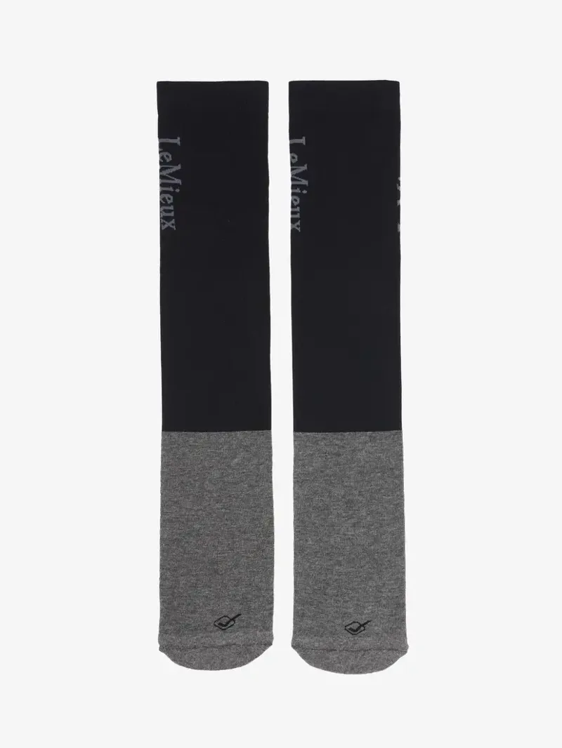 Lemieux Competition Socks Twin Pack - Black-1